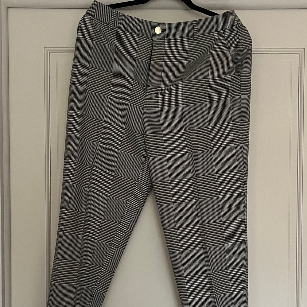 Club Monaco Gray Plaid Pants